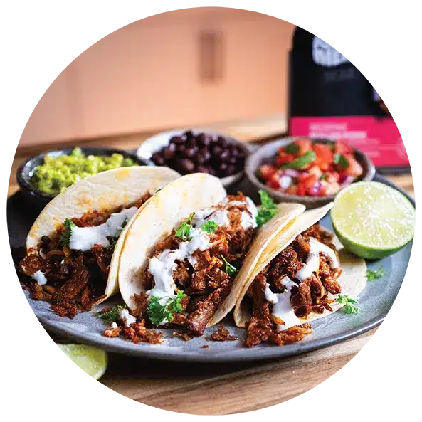 Tacos mit Pulled Pork