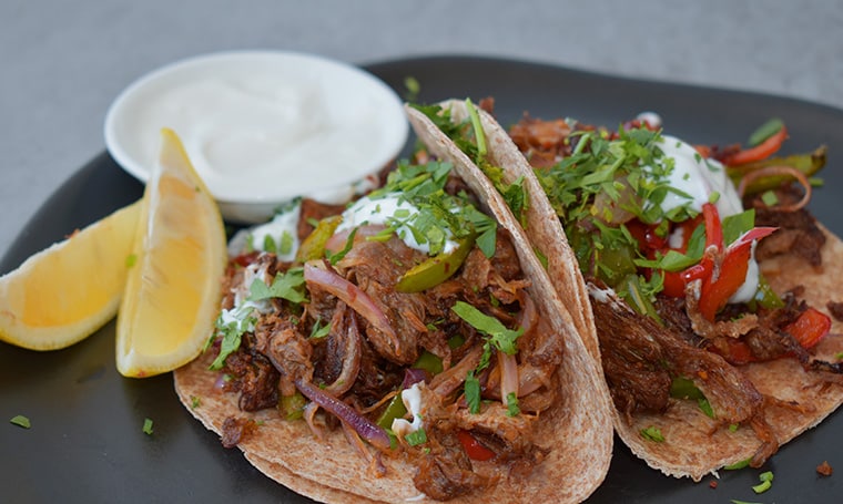 Fajitas de Viande Effilochée