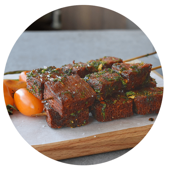 Air Fryer Flank Steak Skewers Recipe | Redefine Meat