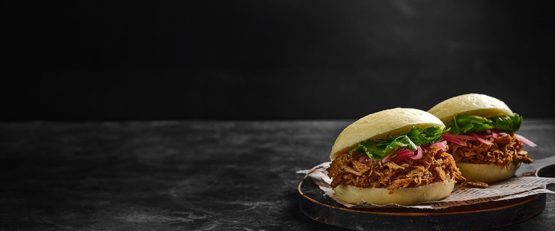 Pulled pork bun