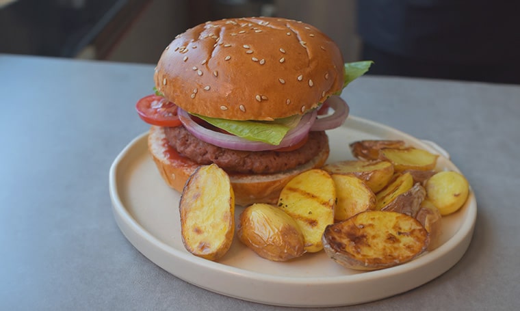 Redefine Burger cooked in Air Fryer